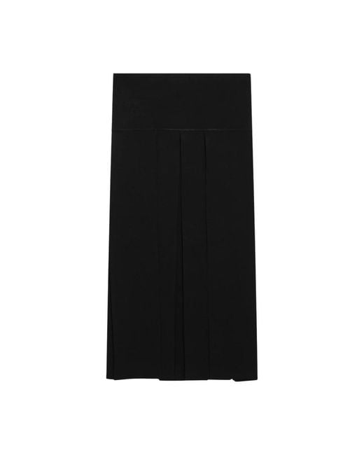 Alaïa Black Midi Skirts