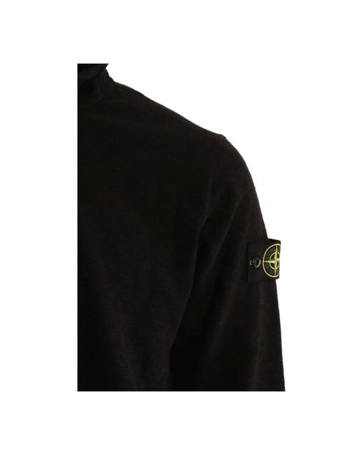 Stone Island Black Zip-Throughs for men