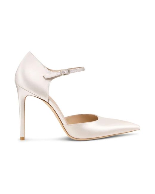 Pumps di Stuart Weitzman in White