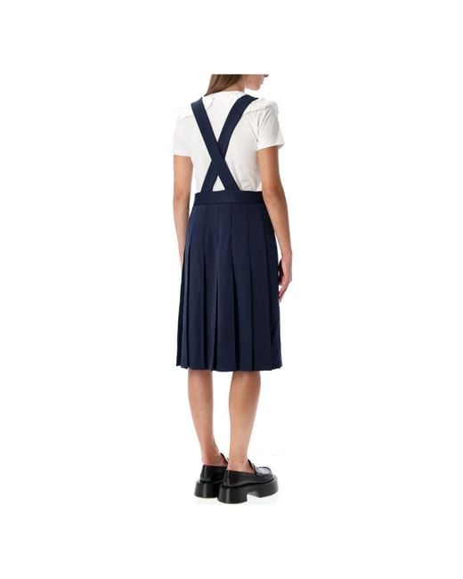 Comme des Garçons Blue Midi Skirts