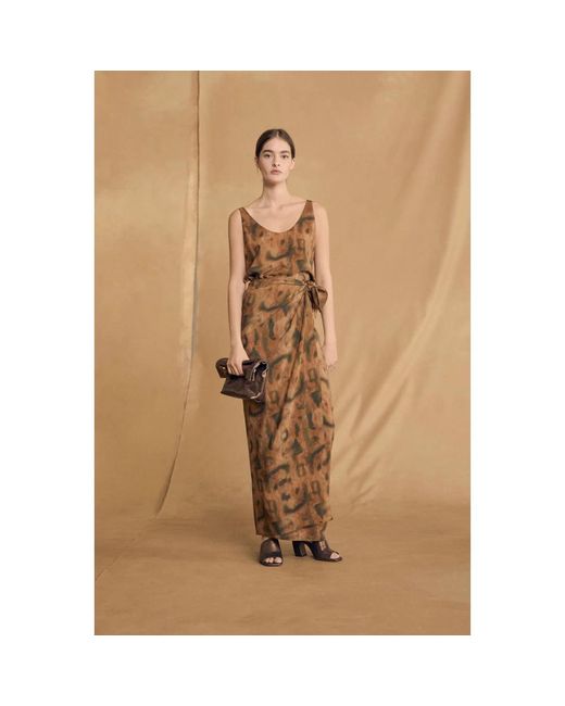 Cortana Brown Summer Dresses