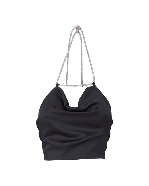 SIMONA CORSELLINI Black Basic Tops