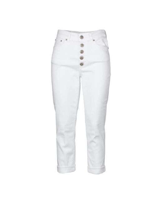 Trousers Dondup de color White