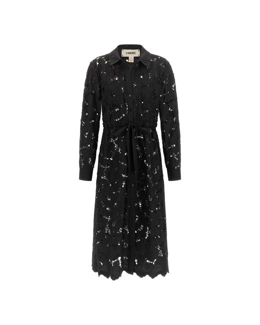 Shirt Dresses L'Agence en coloris Black