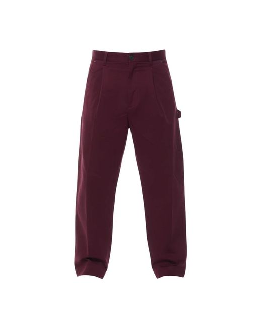 Nine:inthe:morning Red Chinos for men