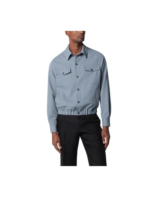 Lardini Blue Light Jackets for men