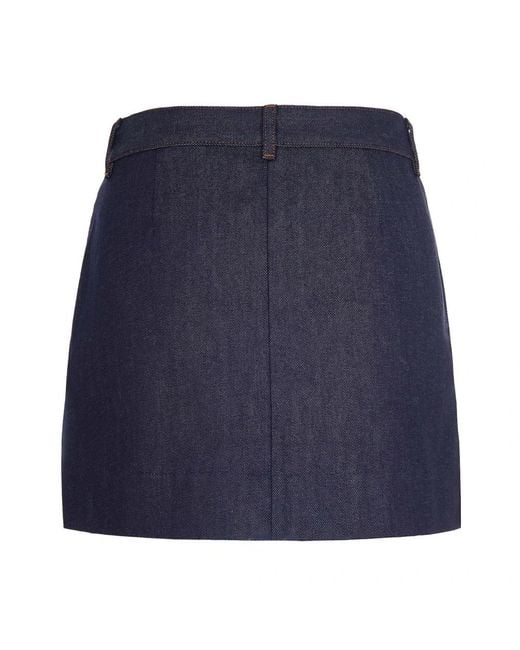 A.P.C. Blue Short Skirts