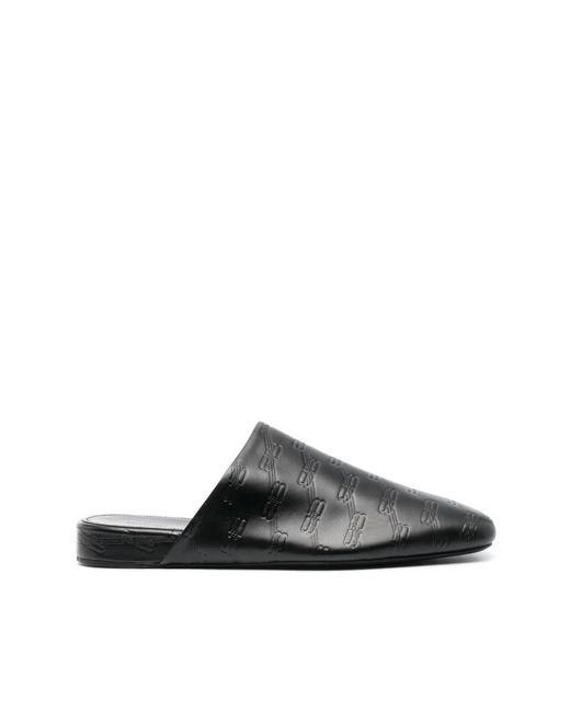 Balenciaga Black Slippers for men
