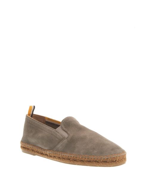 Castaner Gray Suede Espadrilles With Comfortable Cord Sole for men