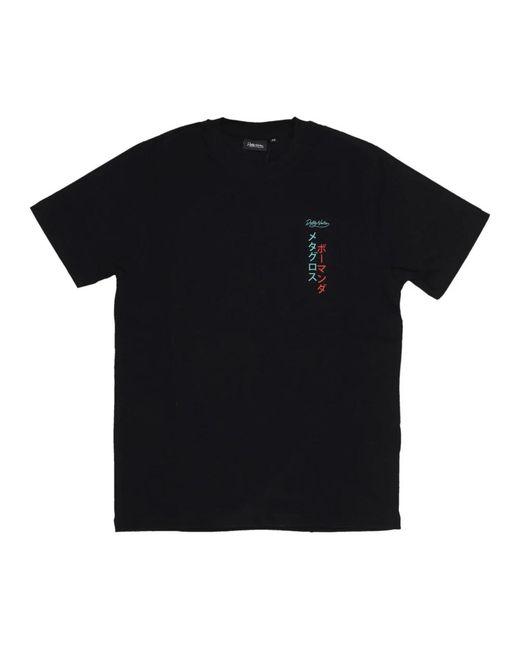 DOLLY NOIRE Tops ,Zwart ,Katoen Salamence & Metagross Tee in het Black voor heren