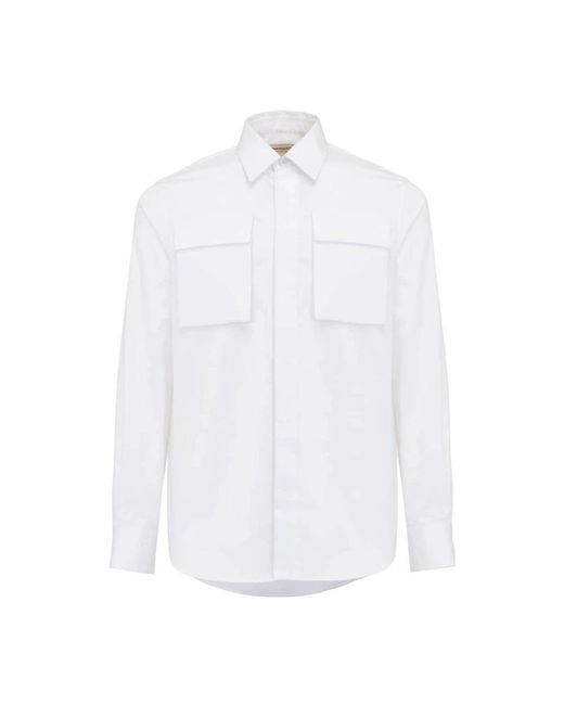 Alexander McQueen White Formal Shirts for men