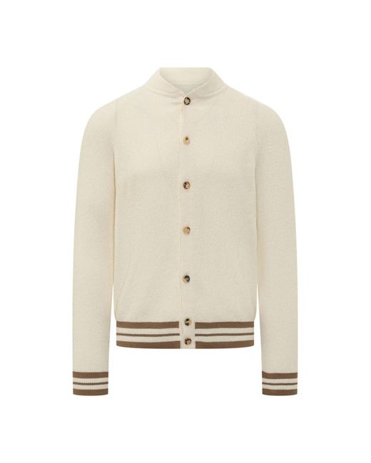 FILIPPO DE LAURENTIIS Natural Cardigans for men