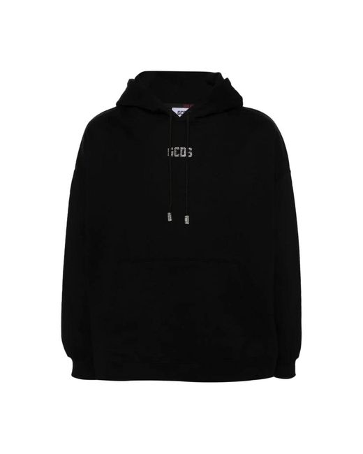 Gcds Black Sweatshirts hoodies