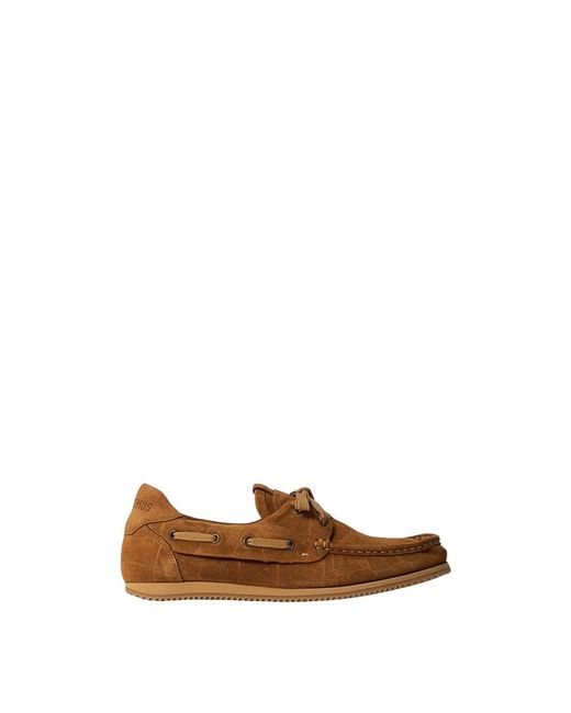Jacquemus Brown Geprägte Wildleder-Bootsschuhe