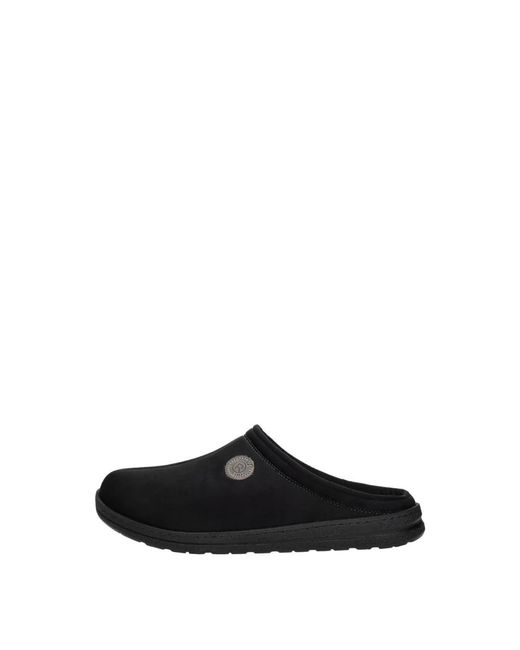 Rohde Schoenen ,Zwart ,Leer Pantoffels Open in het Black voor heren