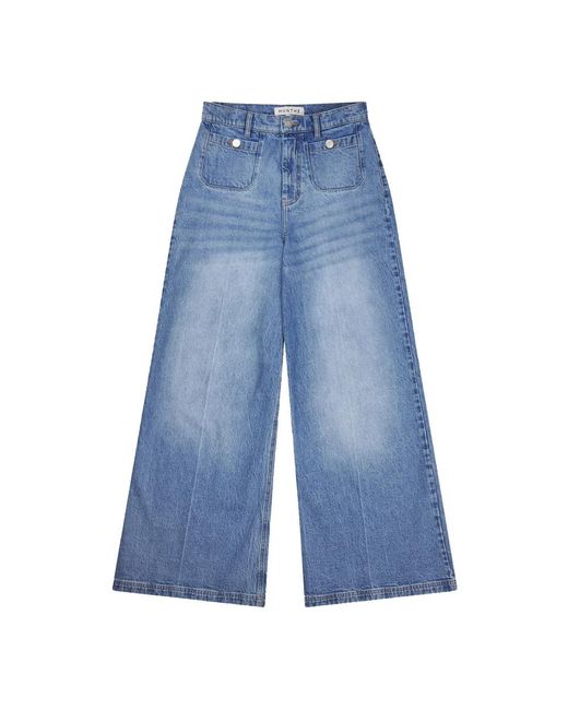 Munthe Blue Wide Jeans