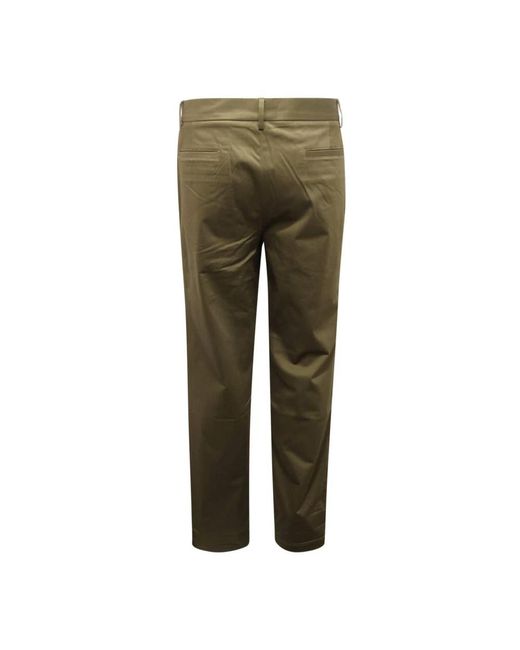 Armani Green Slim-Fit Trousers for men