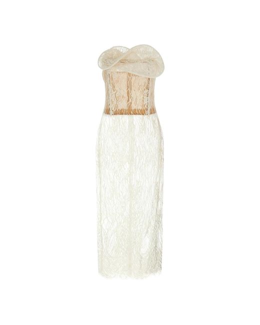 Magda Butrym White Midi Dresses