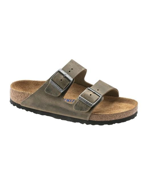 Birkenstock Brown Sliders