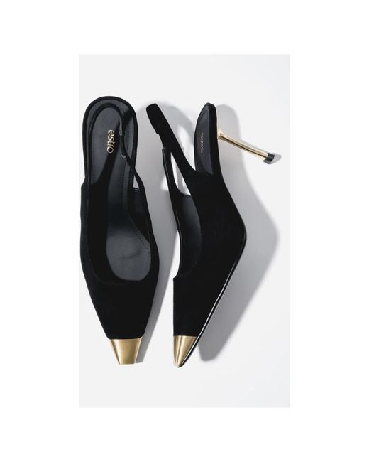 ESTRO Black Pumps