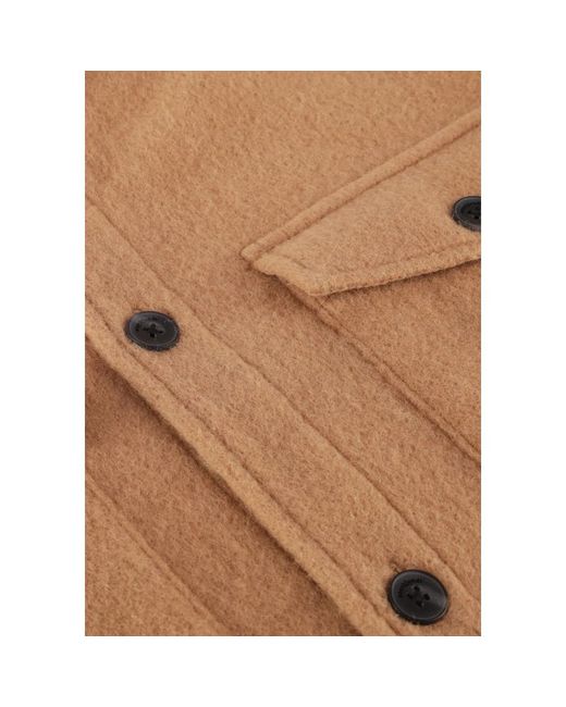 Anerkjendt Jassen ,Bruin ,Wol Wol Overshirt Voor Mannen in het Brown voor heren