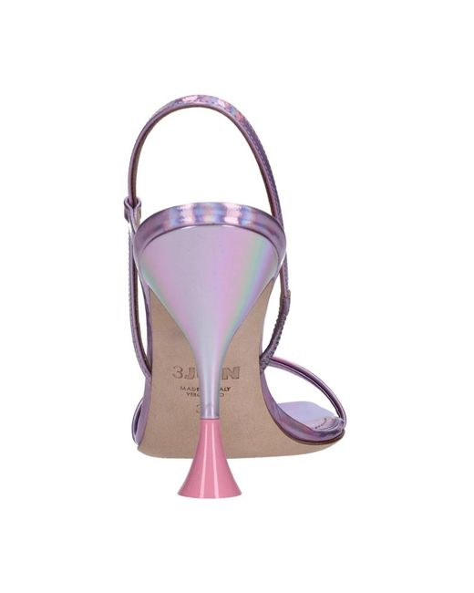 3Juin Pink High Heel Sandals