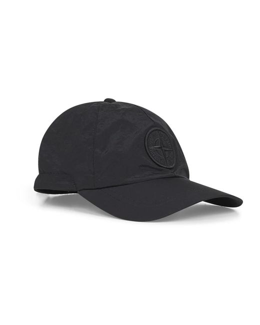 Stone Island Black Caps for men