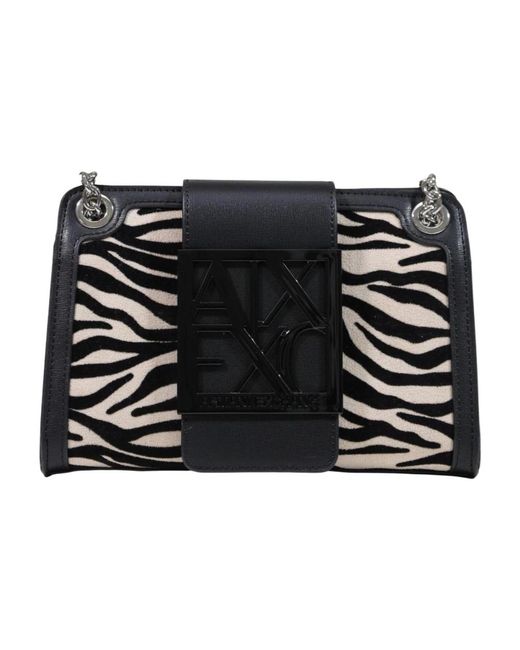 ARMANI EXCHANGE Black Shoulder Bags