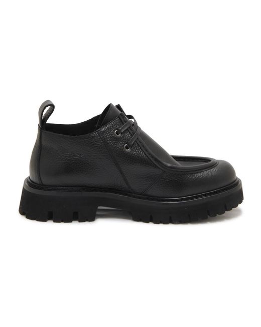 Moschino Black Lace-Up Boots for men