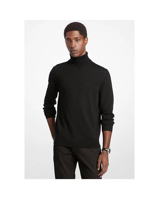 Michael Kors Black Turtlenecks for men