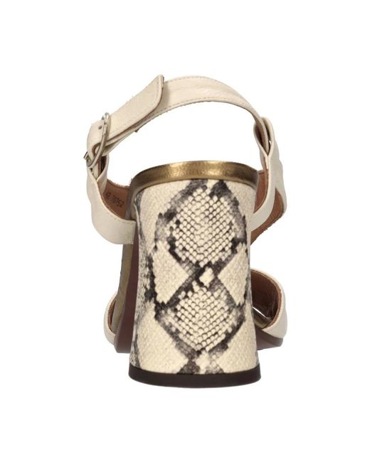 Chie Mihara Metallic High Heel Sandals