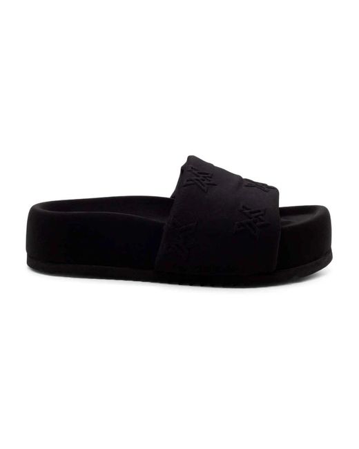 Zapatillas flatform lycra negras Vic Matié de color Black