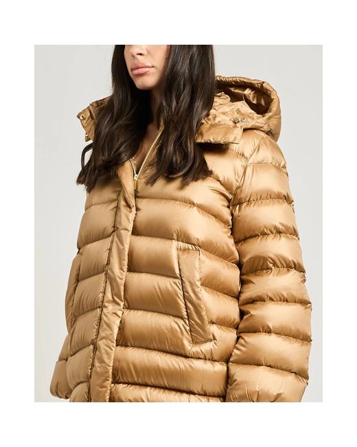 Down Jackets iBlues de color Metallic