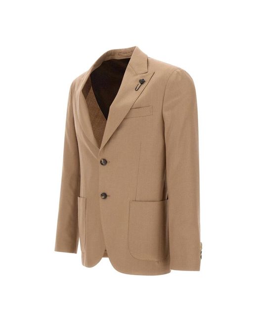 Lardini Brown Blazers for men