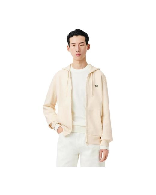 Lacoste Natural Zip-Throughs for men