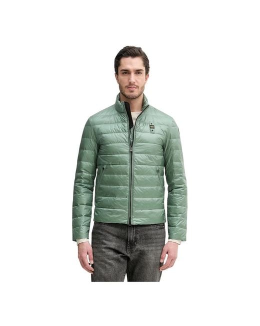 Blauer Jassen ,Groen ,Leer Austin Down Jacket in het Green voor heren