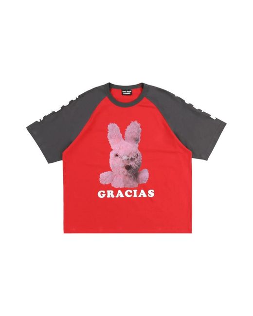 Pleasures Gracias raglan shirt - offizielle zusammenarbeit mit sonic youth in Red für Herren