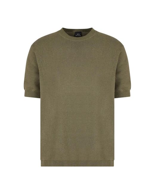Armani Exchange Green T-Shirts for men
