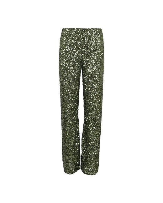 Trousers > straight trousers P.A.R.O.S.H. en coloris Green