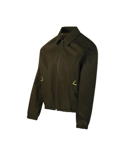 Valentino Jassen ,Groen ,Katoen 365 Militare Jacket in het Green voor heren
