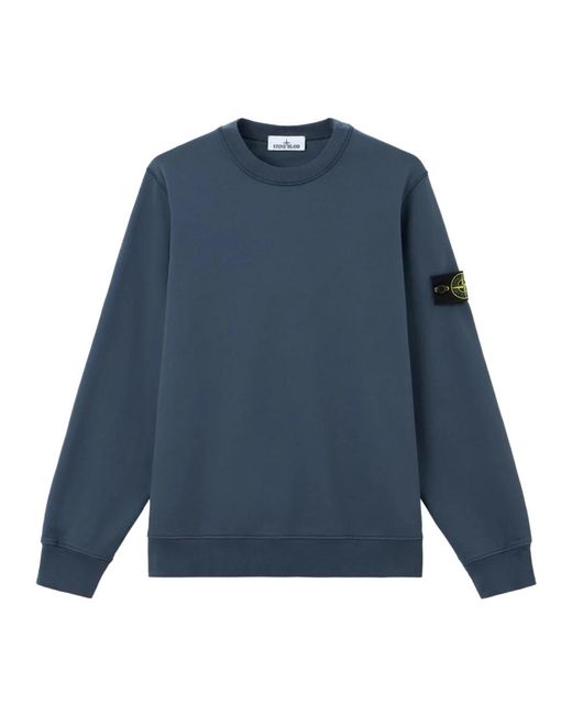 Stone Island Blue Sweatshirts for men