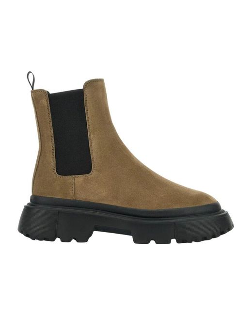 Hogan Green Chelsea Boots