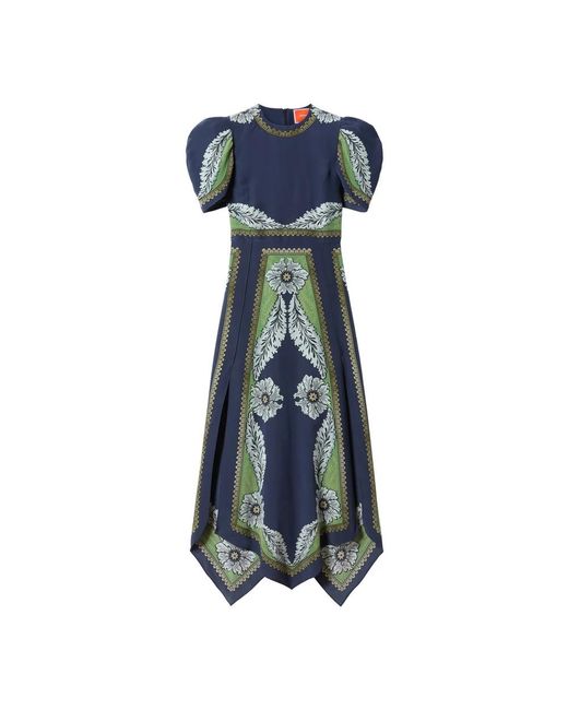 LaDoubleJ Cherry Dress in het Blue