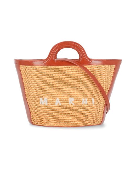 Marni Orange Bucket Bags