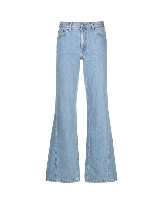 A.P.C. Blue Elle flared jeans