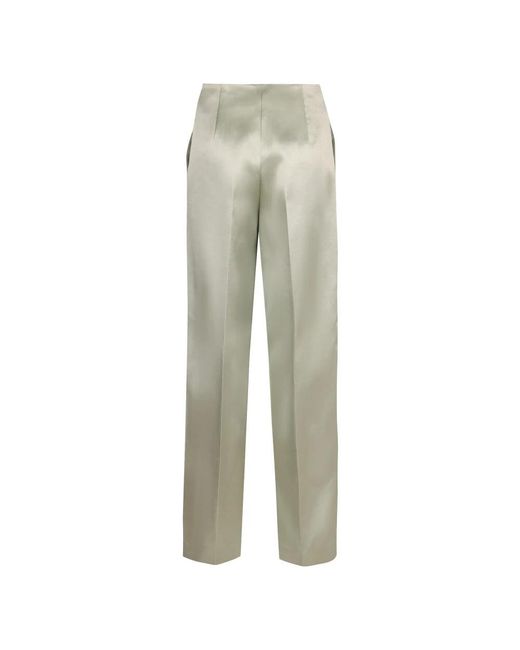 Philosophy Di Lorenzo Serafini Gray Straight Trousers
