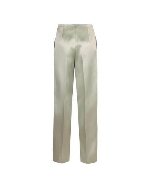 Philosophy Di Lorenzo Serafini Gray Straight Trousers