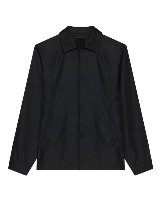 Givenchy Zwarte Coach Jas Stijlvol En Veelzijdig in het Black voor heren