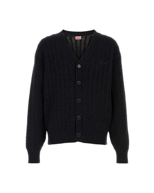 KENZO Black Cardigans for men