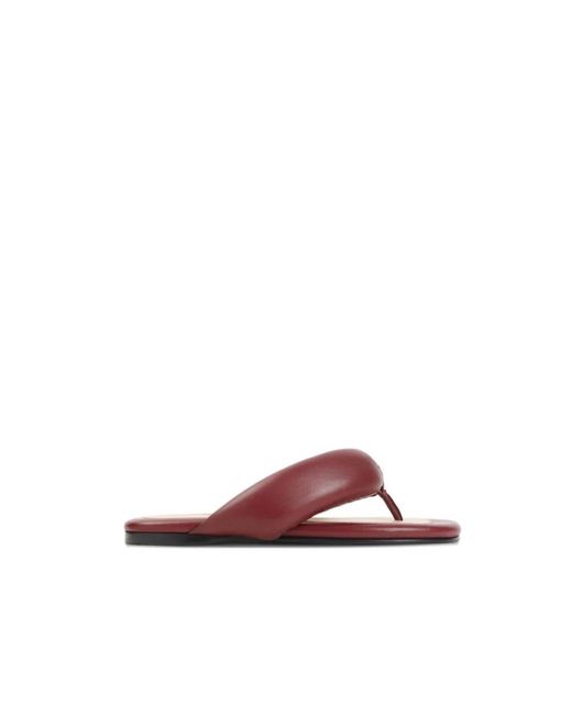 Carven Brown Flip Flops